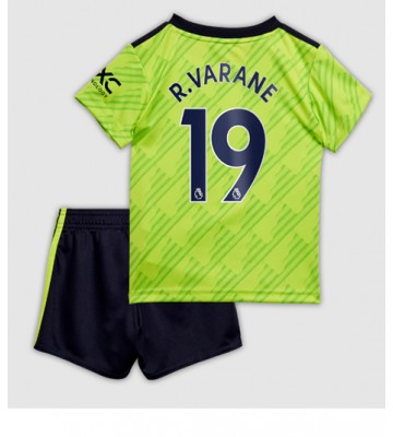 Manchester United Raphael Varane #19 babykläder Tredje Tröja barn 2022-23 Korta ärmar (+ Korta byxor)
